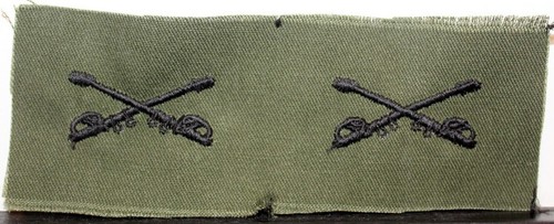 Army officer cavalry od - us,