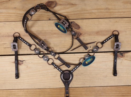 Western browband headstall and - browband,